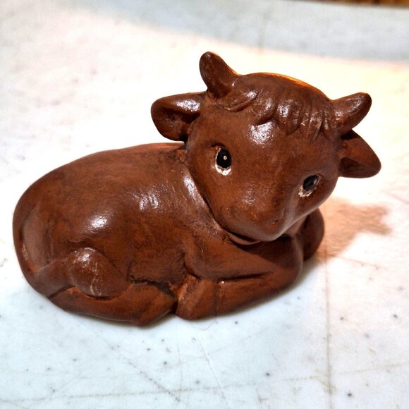 Vintage Ceramic Light Up Nativity Scene With Angel and Baby Jesus Figurines - Picture 4 of 16